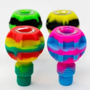 2-in-1 Silicone Bowl With Multi-Hole Glass Bowl