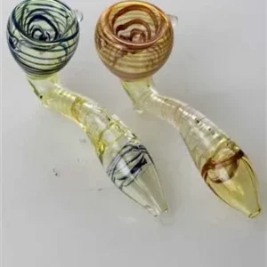 4.5" Sherlock Shape Soft Glass Hand Pipe