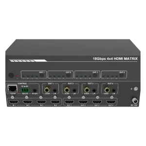 4×4 4K60 HDMI Matrix Switcher
