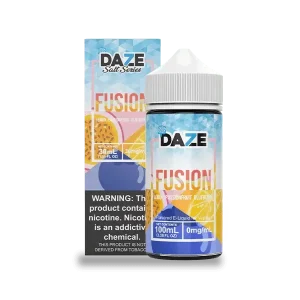 7 Daze Fusion Lemon Passionfruit Blueberry CHILLED Vape e-Liquid 100mL