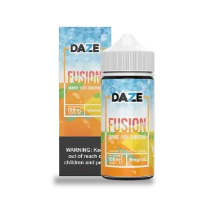 7 Daze Fusion Orange Yuzu Tangerine CHILLED Vape e-Liquid 100mL