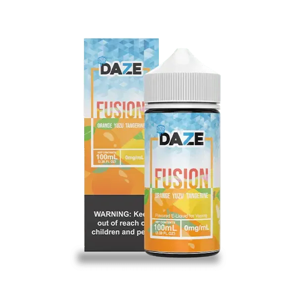 7 Daze Fusion Orange Yuzu Tangerine CHILLED Vape e-Liquid 100mL