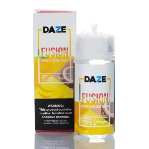 7 Daze Fusion Pineapple Coconut Banana Vape e-Liquid 100mL