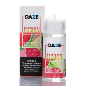 7 Daze Fusion Raspberry Green Apple Watermelon Vape e-Liquid 100mL
