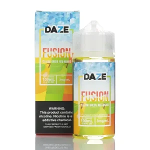 7 Daze Fusion Yellow Green Red Mango CHILLED Vape e-Liquid 100mL