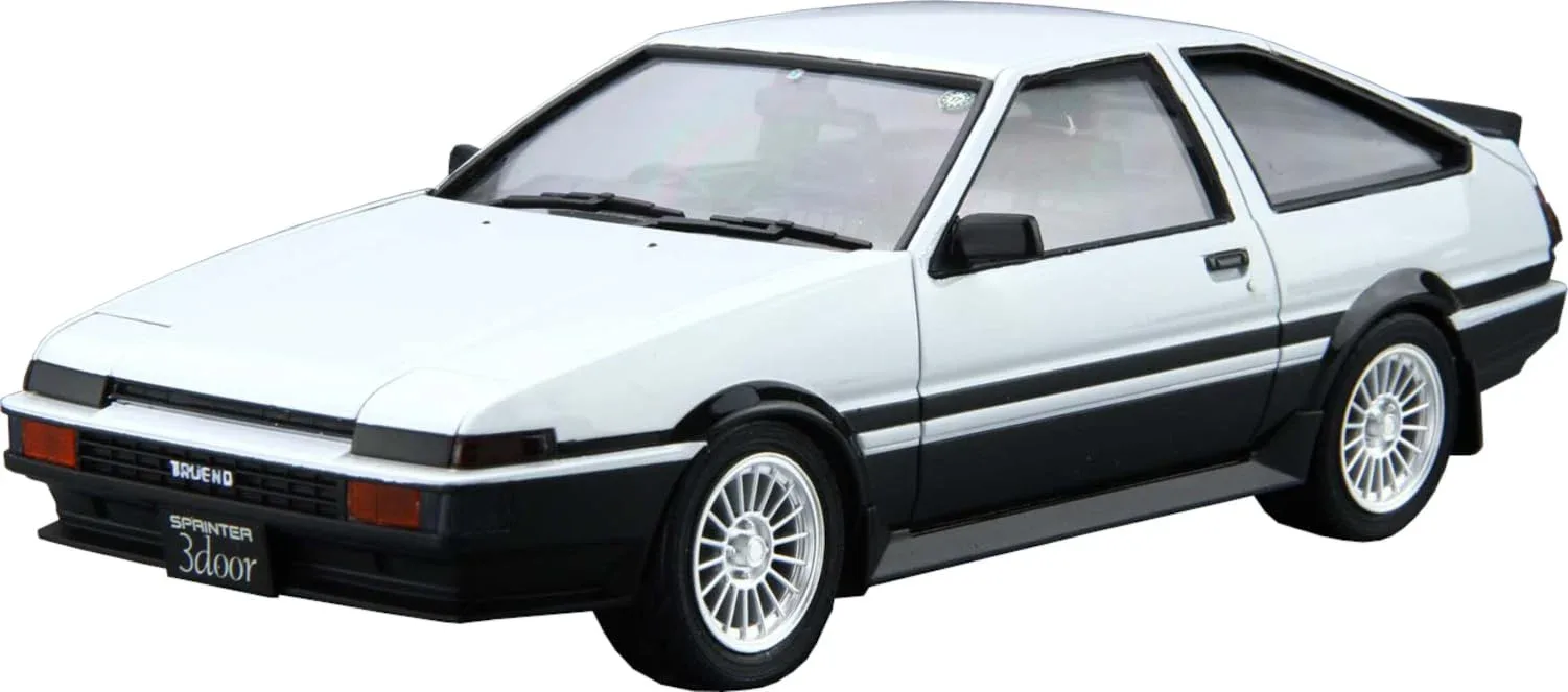 Aoshima 1/24 Toyota AE86 Trueno GT-Apex '85 Plastic Model Car Kit