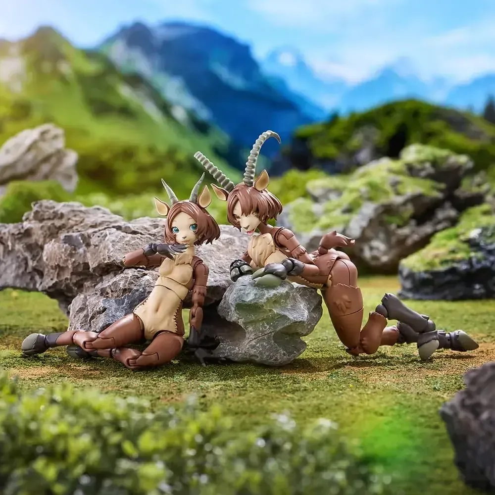 Aoshima KemoPura Ibex Non-Scale Plastic Figure Kit, Sunlight - Image 2