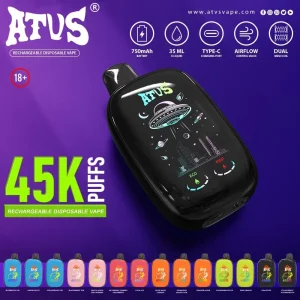 ATVS 45000 Sigaretten Puff Disposable Vape Puff Nicotine Free Vape E-Sigaret Kopen