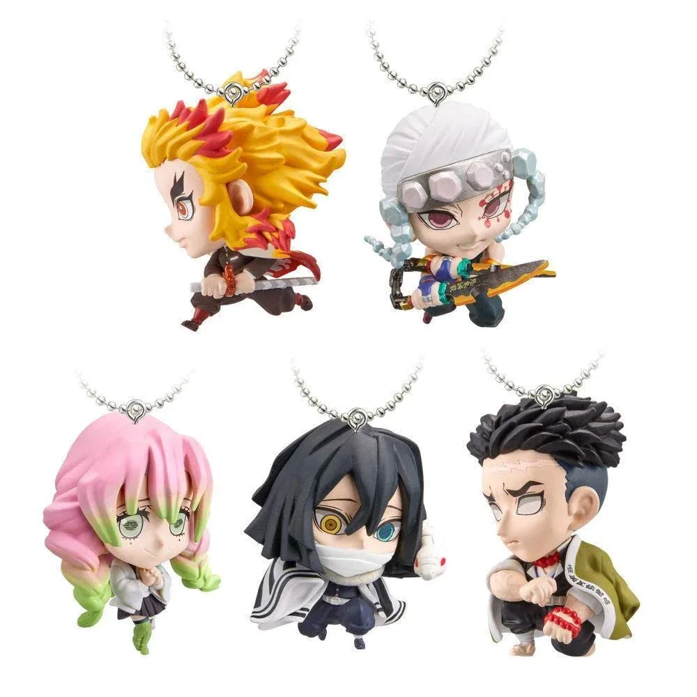 BANDAI CANDY Demon Slayer: Kimetsu No Yaiba Deforme Mascot 4 10Pack Box