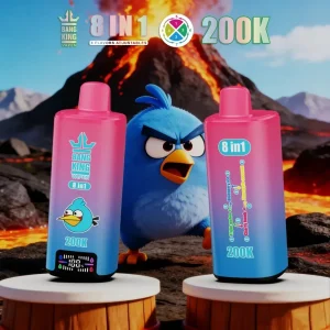 Bang King 200k 200000 Puffs Rechargeable Vape | 8 Flavors In 1 | 16ml X 4 E-Liquid & 4 Mesh Coils