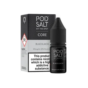 Black Jack Nic Salt E-Liquid by Pod Salt Core