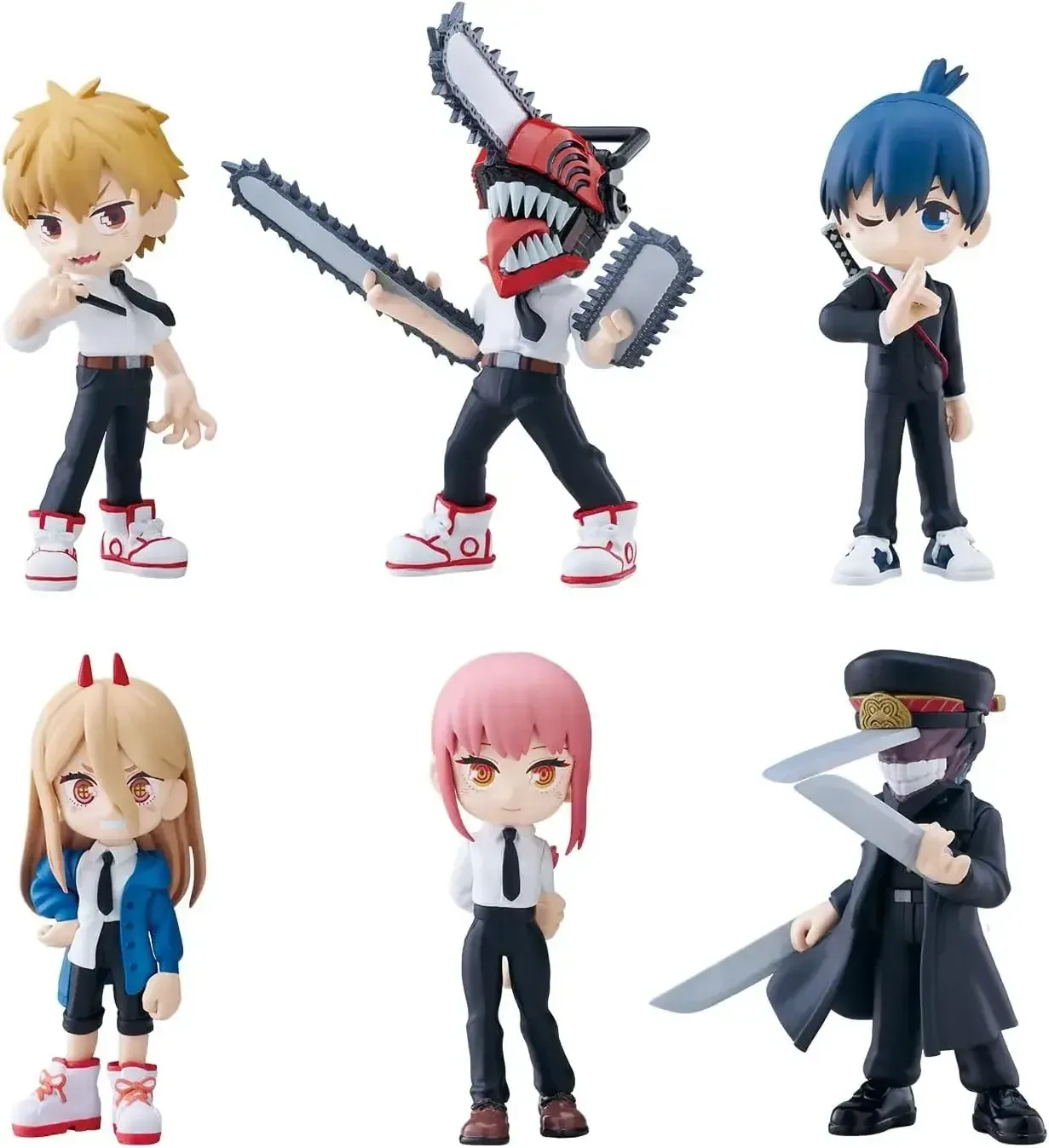 Bushiroad PalVerse Chainsaw Man Figure Set of 6 Collectibles