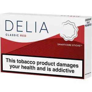 Classic red IQOS DELIA tobacco sticks 20 pack