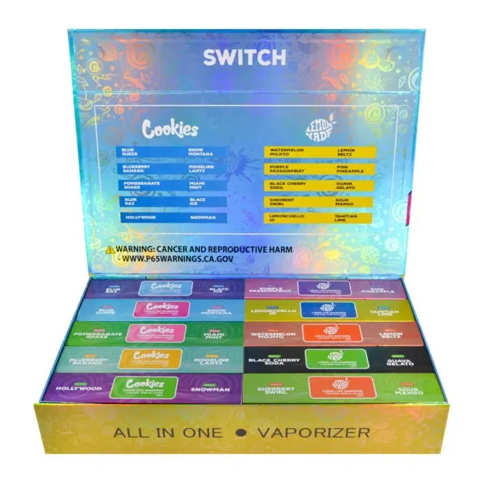Cookies lemonade switch dual chamber 1g+1g | wholesale disposable vape cheap | - Image 2