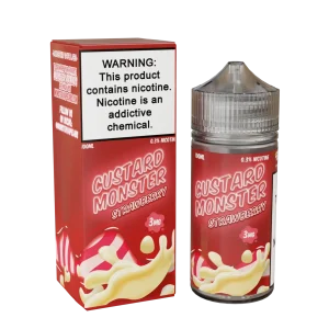 Custard Monster – Strawberry – 100ML E-Liquid