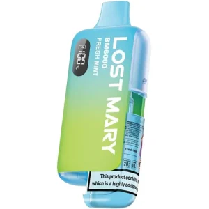 Fresh mint Lost Mary BM6000 pod vape kit 12ml