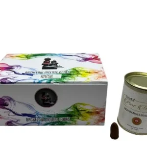 Goloka Backflow Cones - Musk Backflow Incense 24 Cones