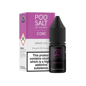 Grape Ice Nic Salt E-Liquid by Pod Salt Core