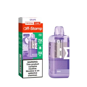 Grape - Off-Stamp Crystal Cube 35K Disposable Pod