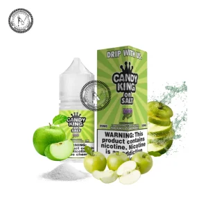 Green Apple Hard Salt by Candy King Salt 30ML