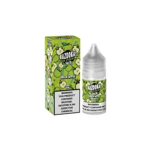 Green Apple Sour Candy Salt By Bazooka Sour Straws Salt 30ML