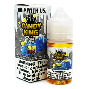 ICED Lemon Drop - 50mg - Candy King On Salt - 30mL