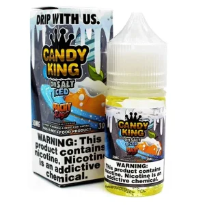 ICED Peachy Rings - 50mg - Candy King On Salt - 30mL