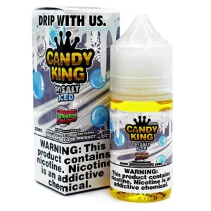 ICED Strawberry Watermelon Bubblegum 50mg Candy King Salt 30mL