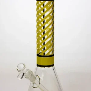 Infyniti Stripe 14" 7mm Glass Beaker Bong