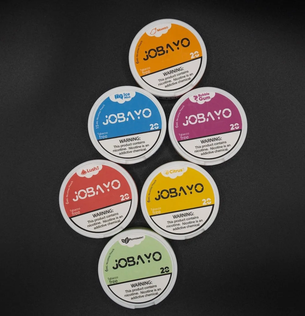 JobaYo Nicotine Pouches 6mg 15mg Factory Sell Direclty Vape Pouch Shops Near Me