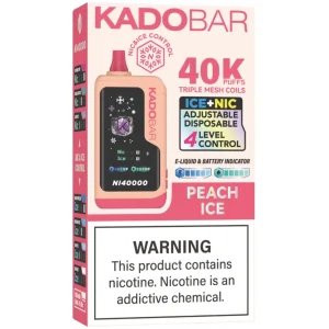 Kado Bar NI40K Ice-Nic Control: Peach Ice