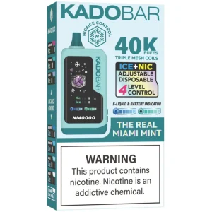 Kado Bar NI40K Ice-Nic Control: The Real Miami Mint