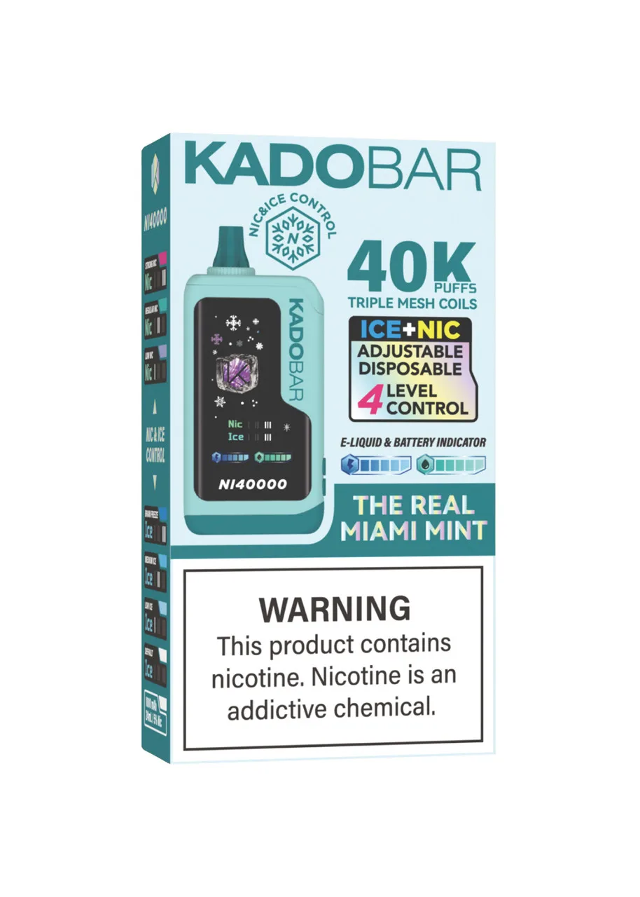 Kado Bar NI40K Ice-Nic Control: The Real Miami Mint