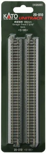 Kato N Gauge Straight Line 186mm 4 Pieces 20-010