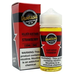 Killer Kustard Strawberry - 3mg - Vapetasia - 100mL
