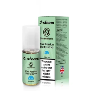 Kiwi Passion Fruit Guava A-Steam 10ml Premium Vape Juice - Pack of 10 Bottles