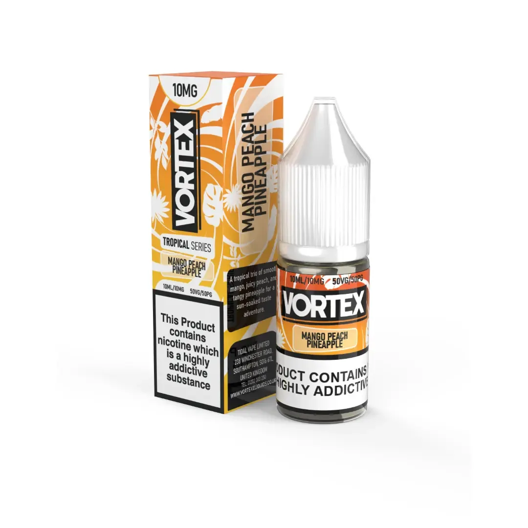 Mango Peach Pineapple Nic Salt by Vortex Bar Series - Image 2