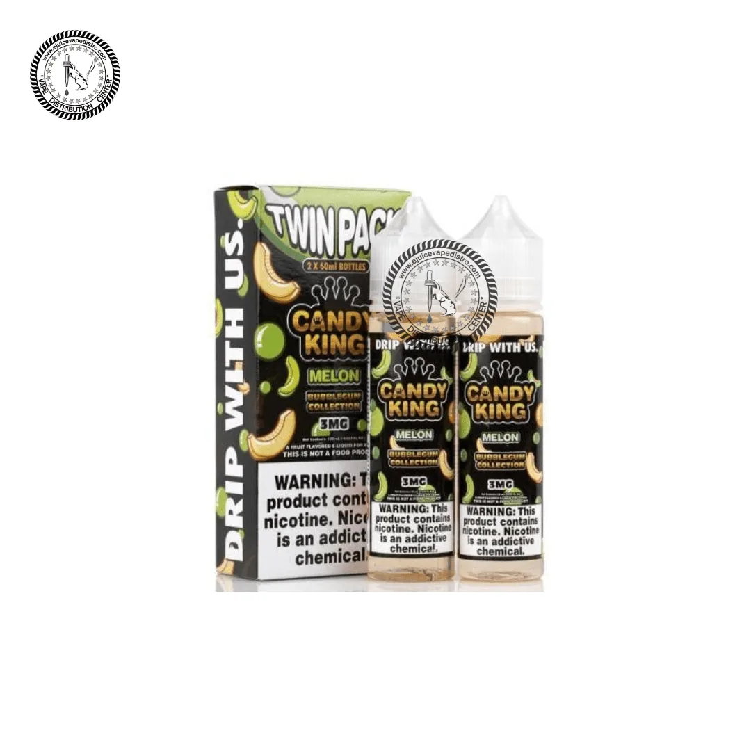 MELON BUBBLEGUM – CANDY KING E-LIQUID – 120ML - Image 2