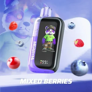 MerryMi Panda X 40K – 40,000 puffs (Normal) / 30,000 puffs (Turbo), Dual Mesh, 3D curved screen, 5% nicotine