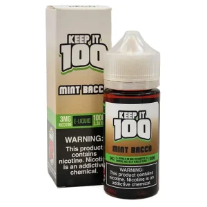Mint Bacco - 6mg - Keep It 100 - 100mL