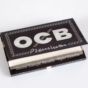 OCB Premium Black Double Single Wide Rolling Papers
