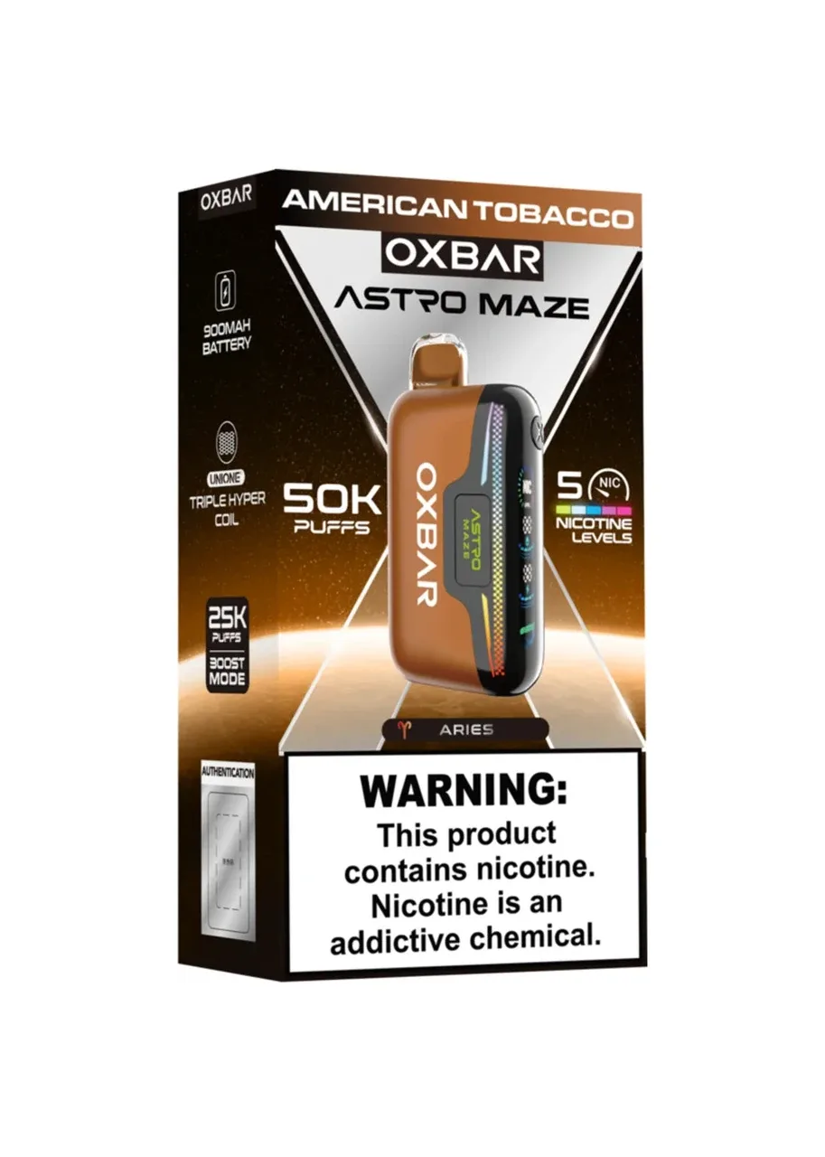 Oxbar Astro Maze 50K: American Tobacco