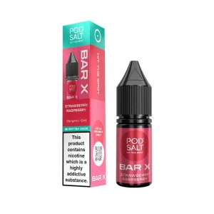 Pod Salt Bar X Strawberry Raspberry Nic Salt E-Liquid