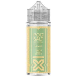 Pod Salt Nexus Lemon Lime Sorbet 100ml Shortfill E-Liquid