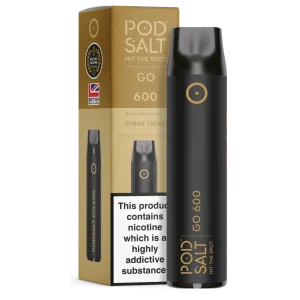 Pod Salt Origin GO 600 Cuban Creme Disposable Device