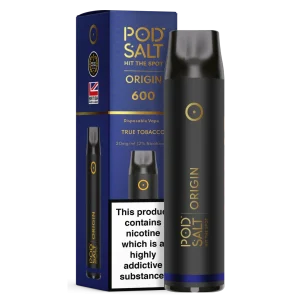 Pod Salt Origin GO 600 True Tobacco Disposable Device