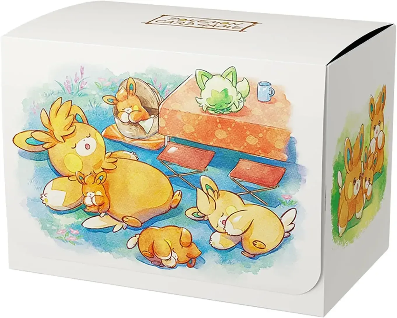 Pokemon Card Game Deck Case 15-Sheet 2.9 x 3.9 x 2.7 in with Zip