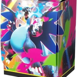 Pokemon Card Game Mega Charizard X Deck Case with 2 Dividers
