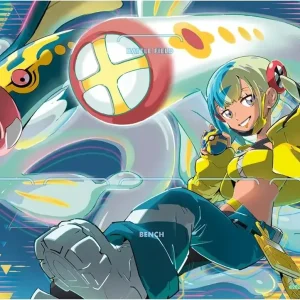 Pokemon Card Game Rubber Playmat Canary & Mega Charizard 2026