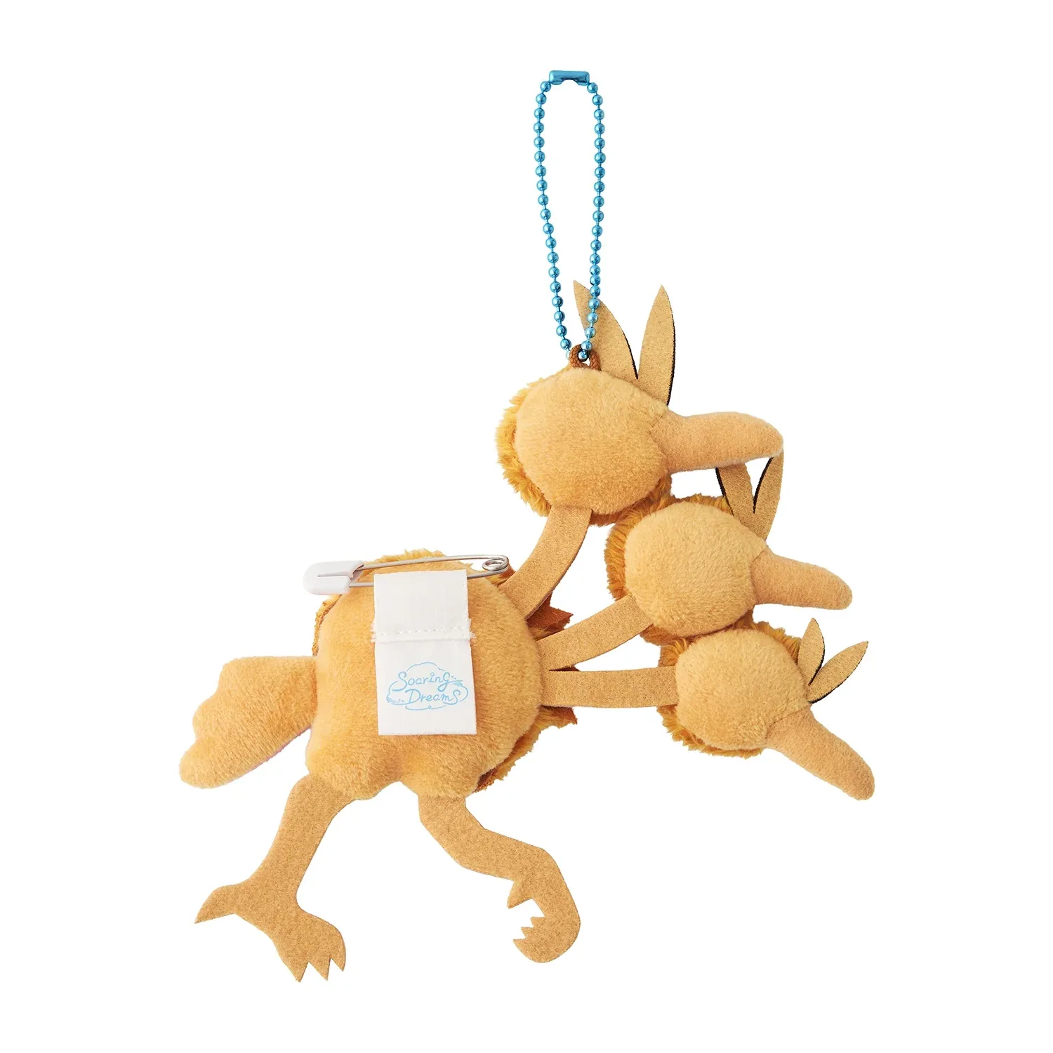 Pokemon Dodrio Soaring Dreams Plush Badge - Soft Collectible Pin - Image 2